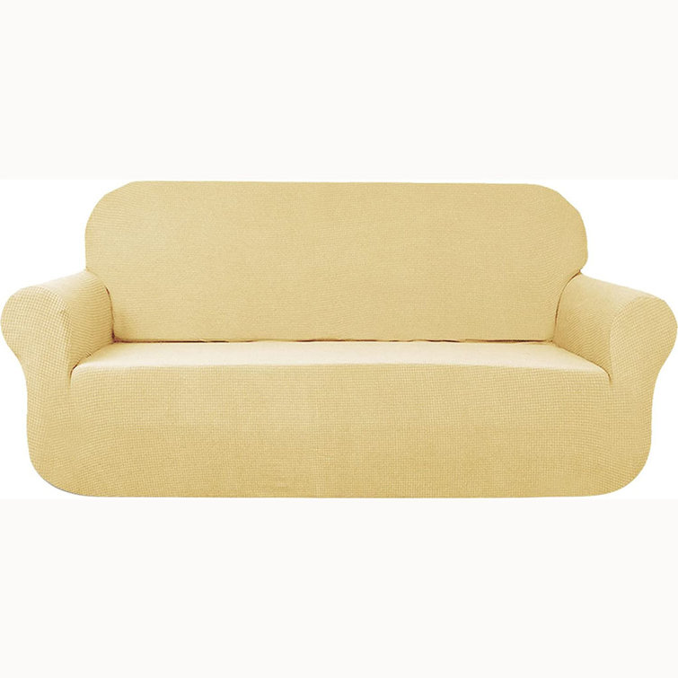 Eider & Ivory™ Box Cushion Loveseat Slipcover Wayfair